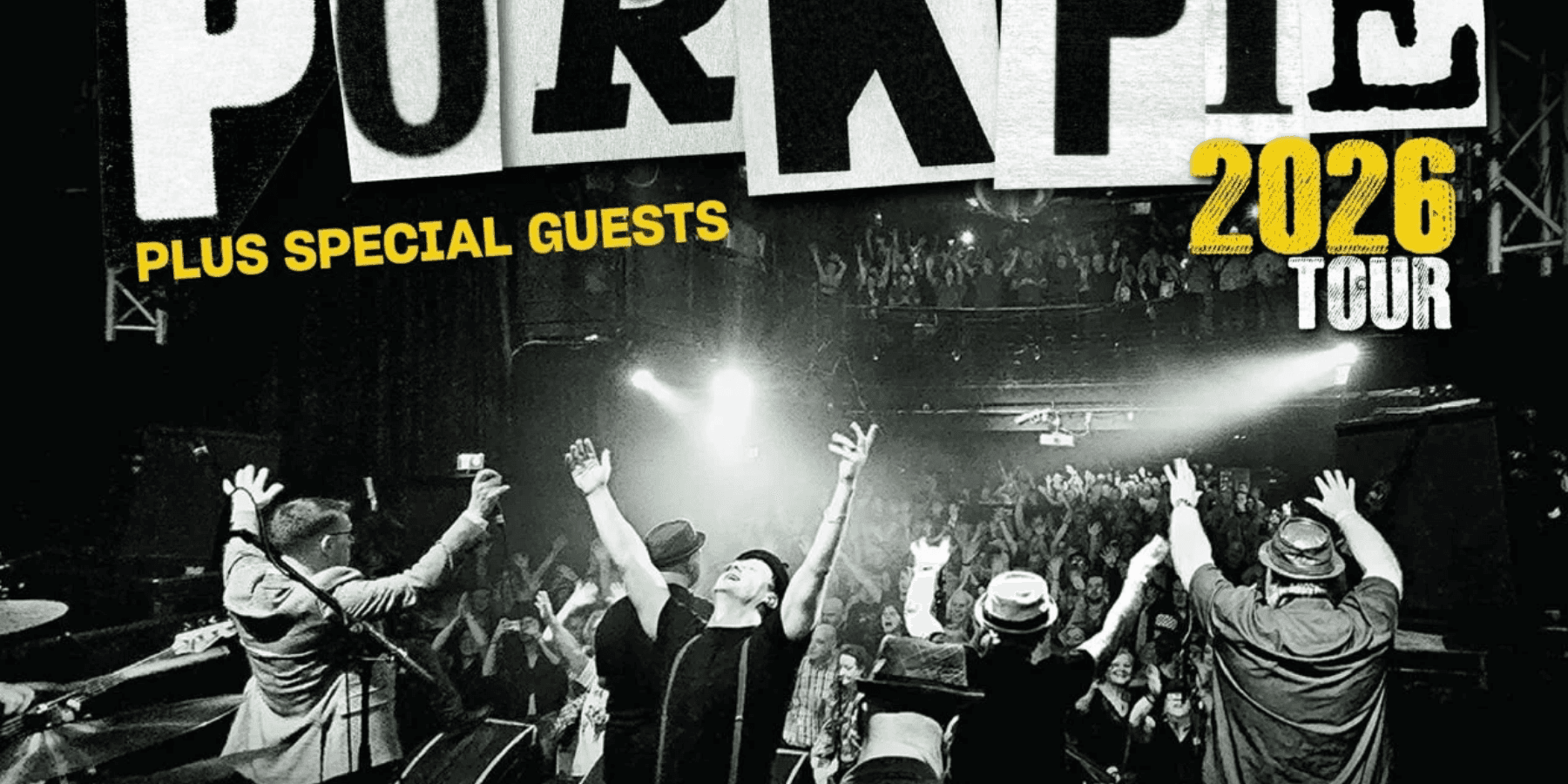 A poster of PorkPie for their 2026 tour